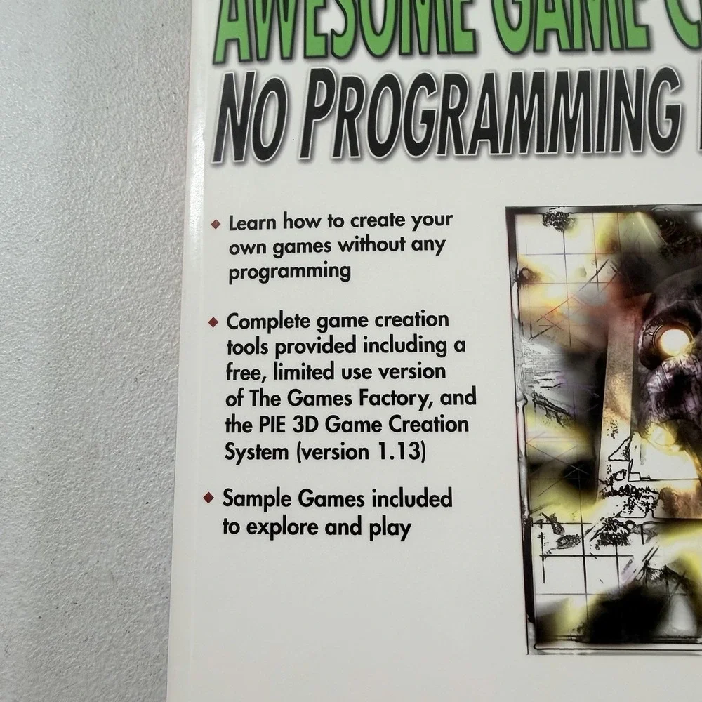 Awesome Game Creation: No Programming Required W/ CD Luke Ahearn‎ 2000 NEW